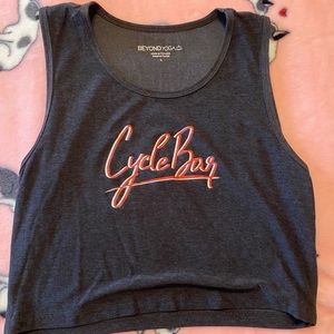 Beyond yoga Cyclebar crop tank